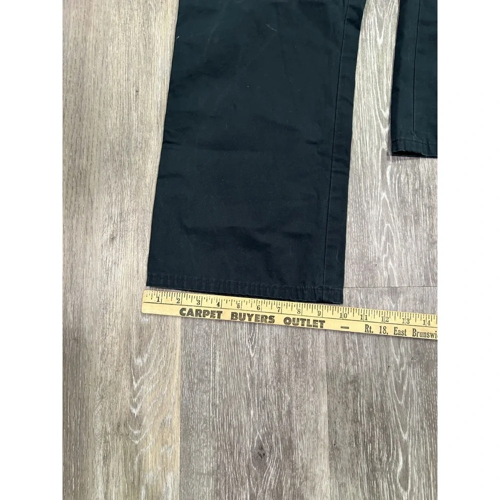 Banana Republic Boot Fit Chino Pants 32x26 Black Straight Relaxed‎ Bootcut
